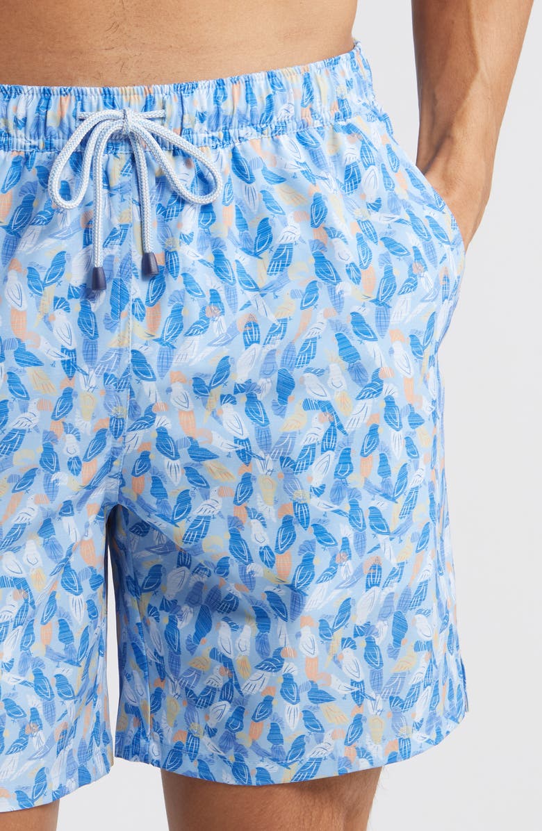 Peter Millar Parrot Talk Swim Trunks, Alternate, color, 