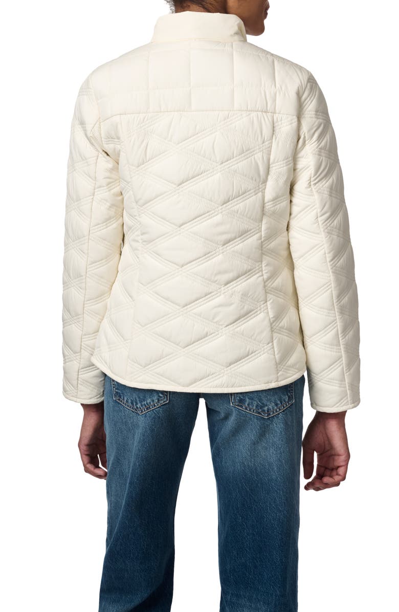 Bernardo Triple Stitch Diamond Quilted Recycled Polyester Jacket, Alternate, color, 