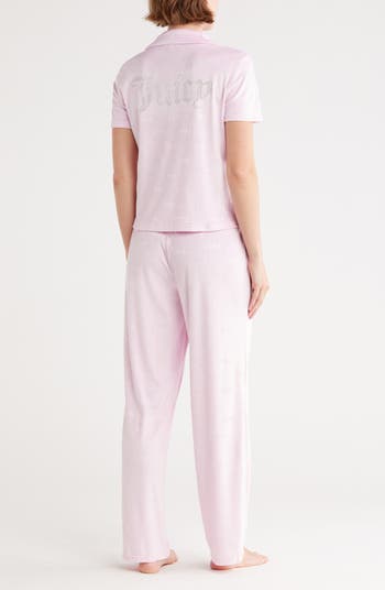 Logo Short Sleeve Top & Pants Pajamas