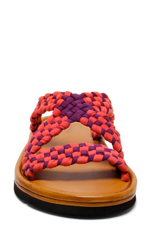 Free People Edge Water Woven Sandal In Red