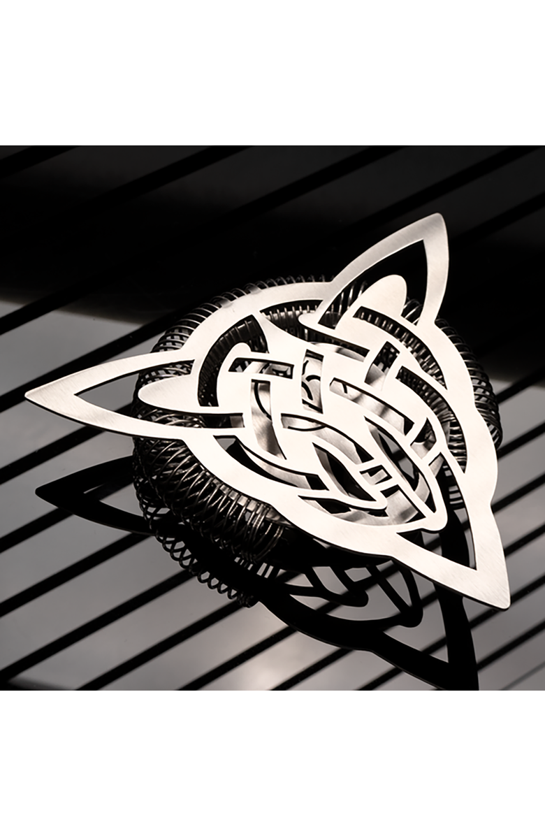 Prince of Scots Celtic Knot Premium Bar Strainer, Alternate, color, Silver