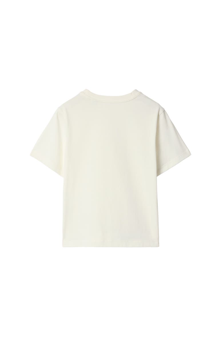 Burberry Surfer Bear Cotton T-shirt, Alternate, color, Chalk White