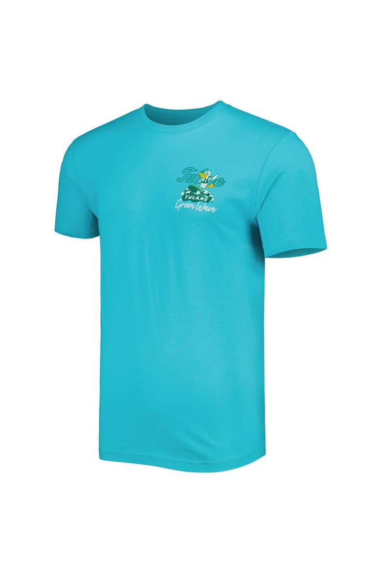 Men's Blue Tulane Green Wave Through the Years T-Shirt, Alternate, color, Blue