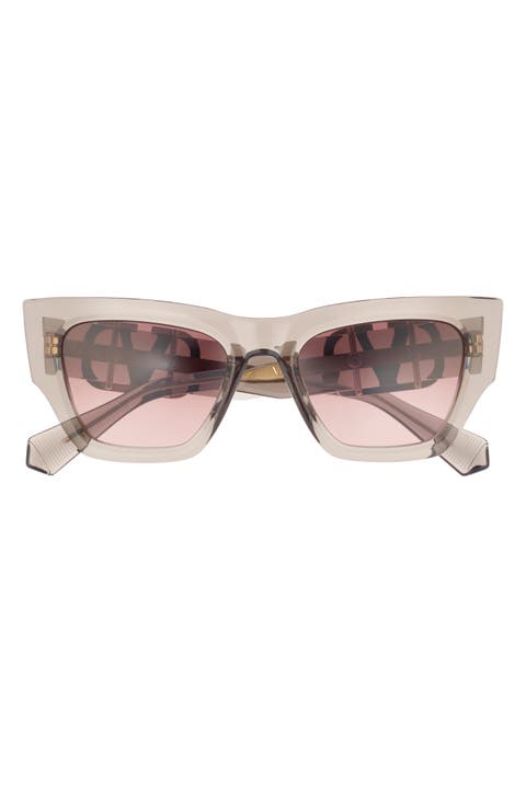 52mm Cat Eye Sunglasses