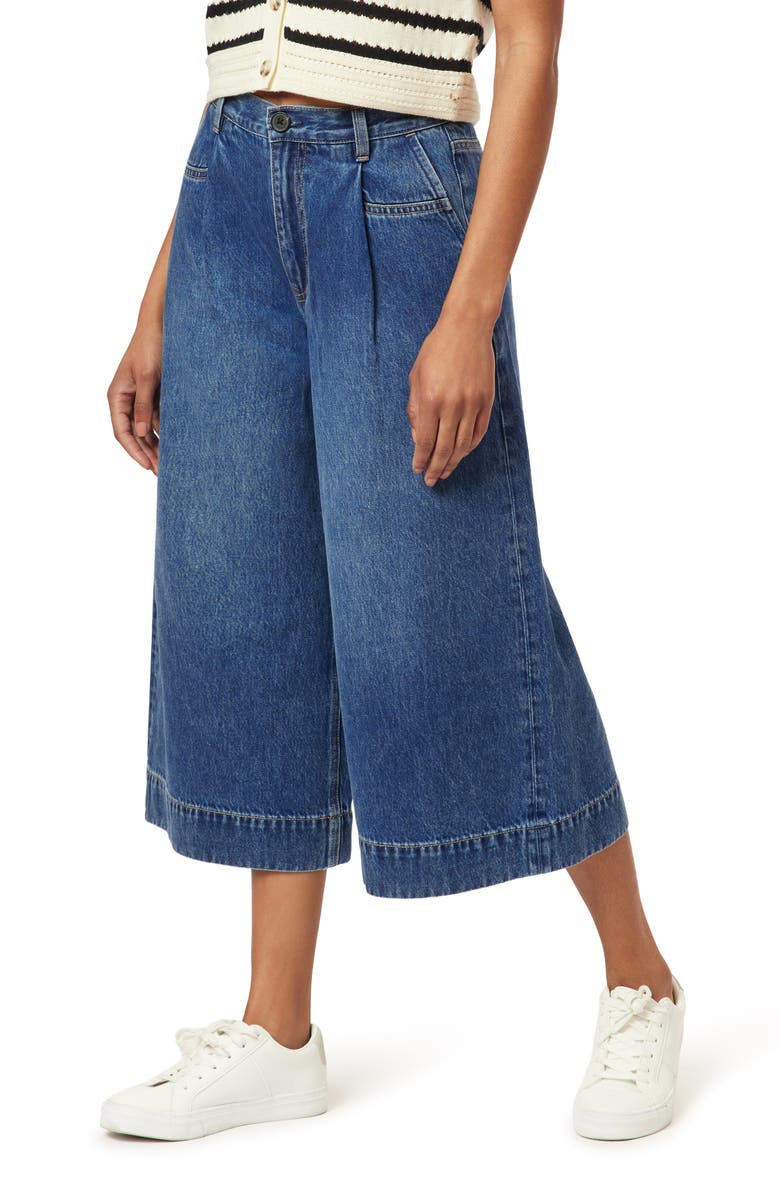 Scotch & Soda The Wave Crop Wide Leg Jeans, Alternate, color, 