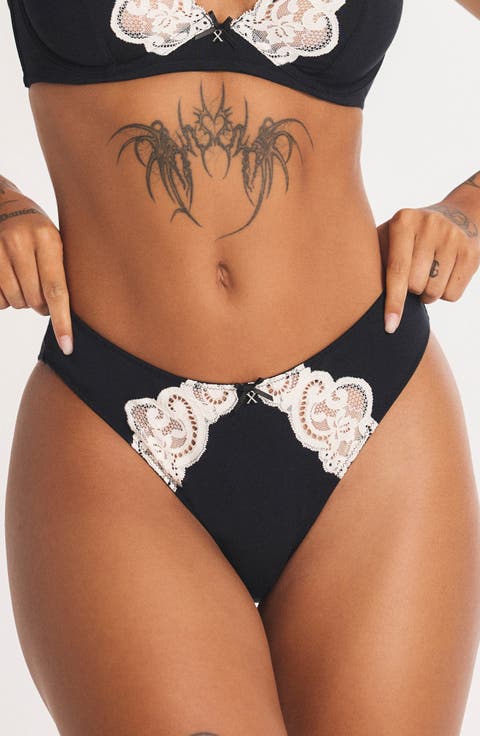 Swirly Girly Cheeky Briefs (Regular & Plus)