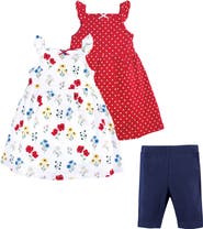Hudson Baby Cotton Dresses and Leggings