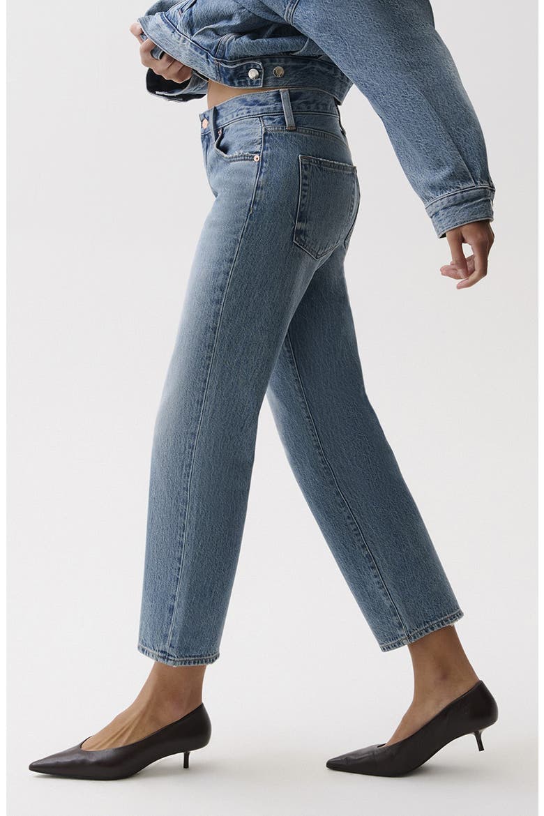 Issa Ankle Straight Leg Jeans, Alternate, color, METROPOLIS