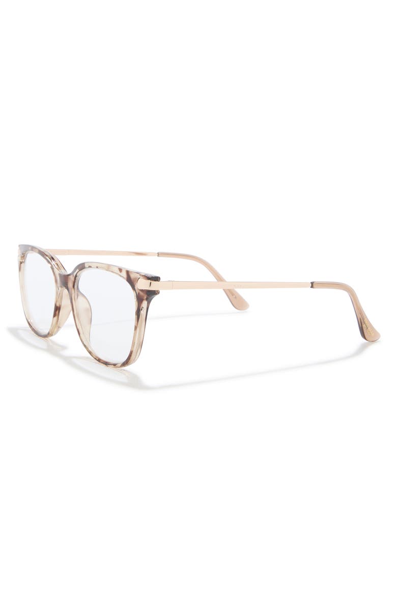 Cole Haan Combo Core 51mm Cat Eye Reading Glasses, Alternate, color, Tortoise