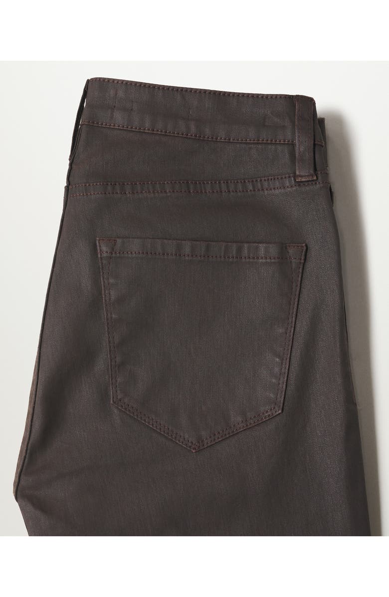 MANGO Isa Coated Ankle Skinny Jeans, Alternate, color,