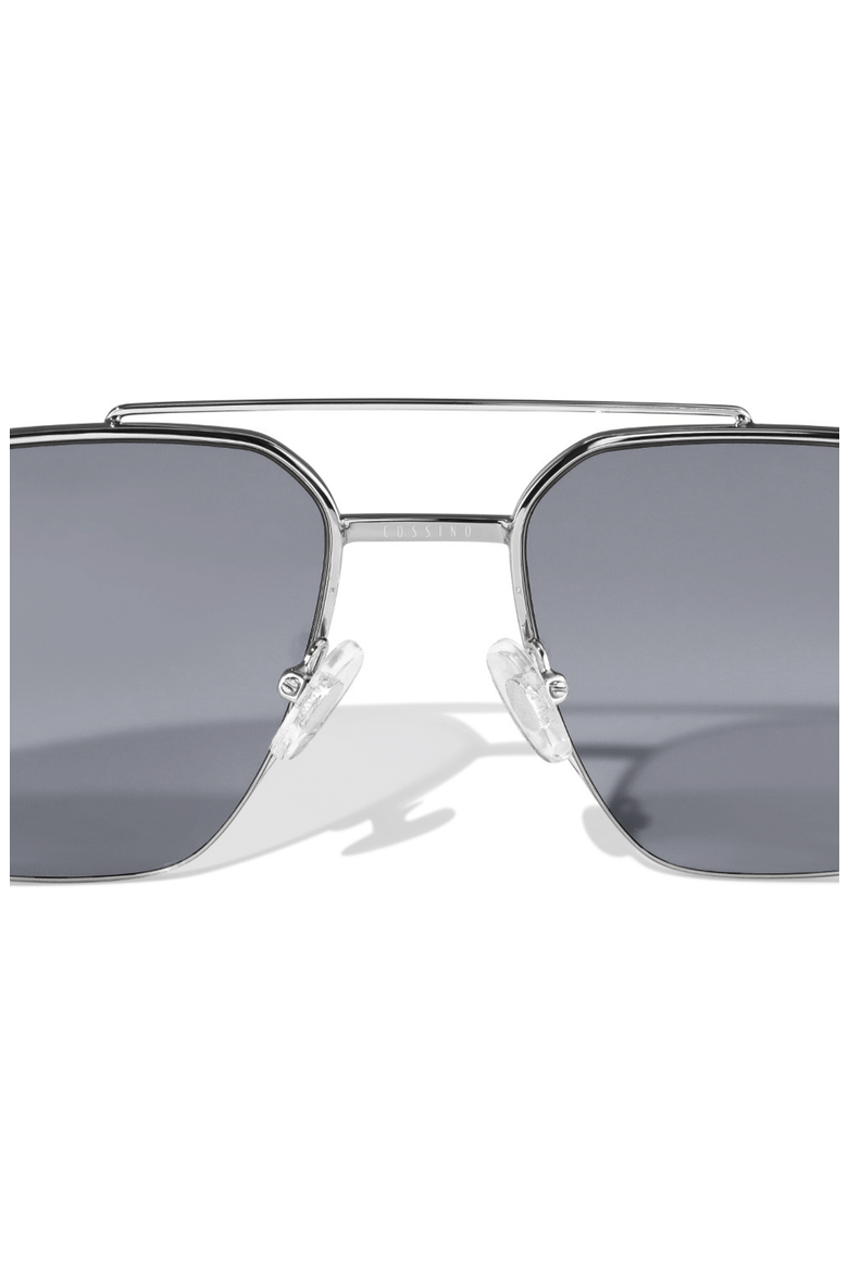 Charlie 56mm Aviator Sunglasses, Alternate, color, Black
