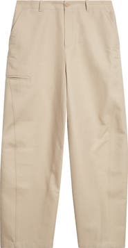 Givenchy Couture Seam Cotton Twill Workwear Pants