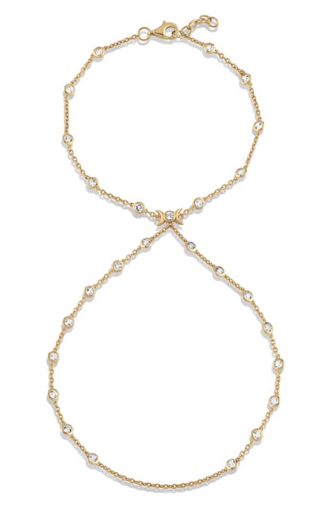 Triple Moon Hand Chain
