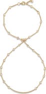 Awe Inspired Triple Moon Hand Chain