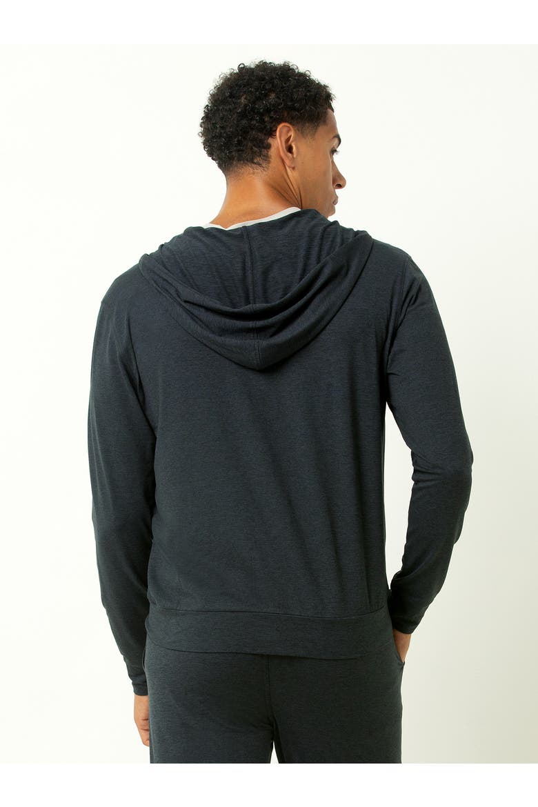 Everyday Full Zip Hoodie, Alternate, color, Heather Navy