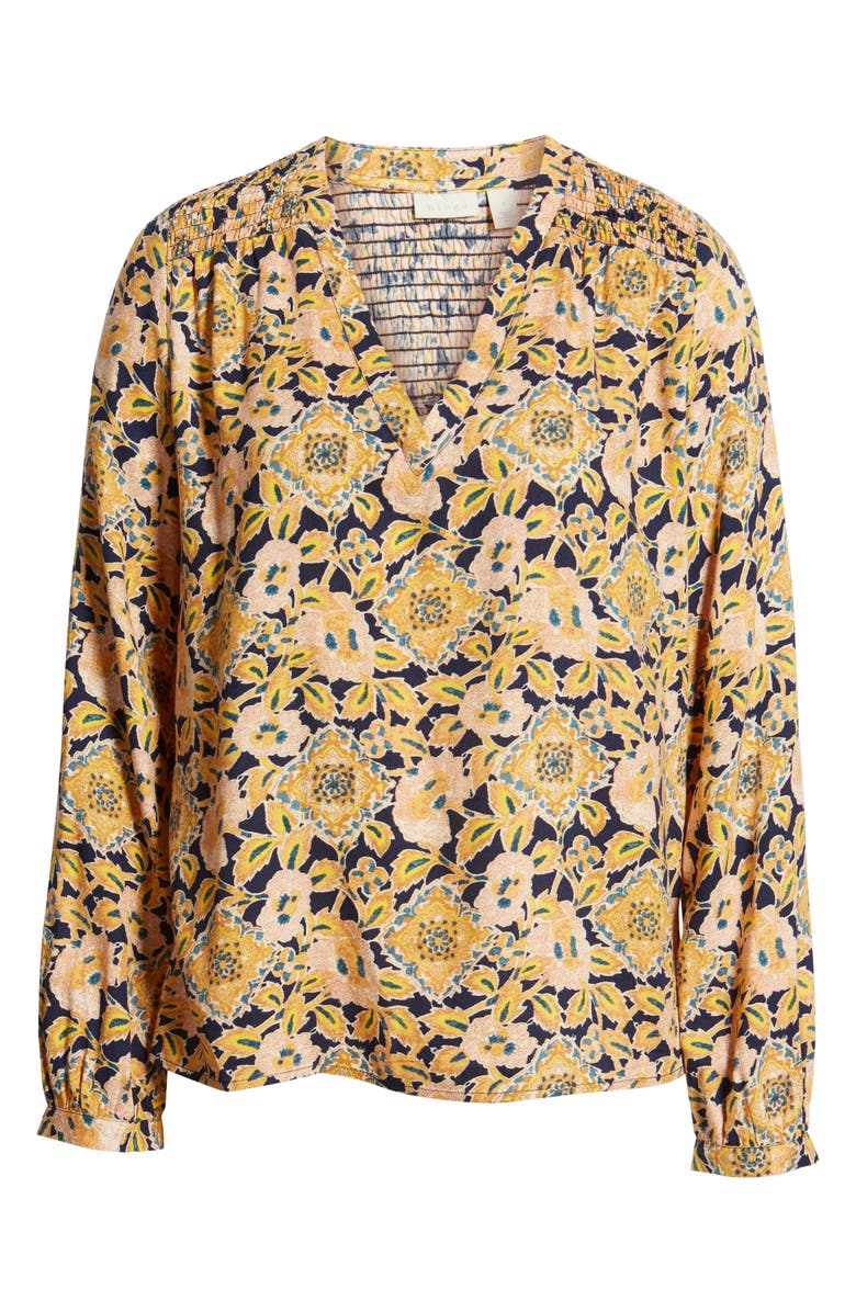 Hinge Smocked Top, Alternate, color, 