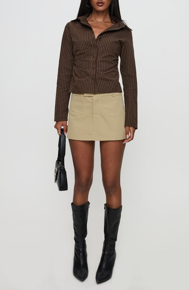 Princess Polly Caitlan Utility Miniskirt, Main, color, 