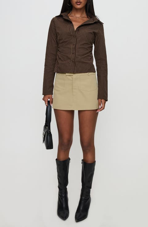 Caitlan Utility Miniskirt