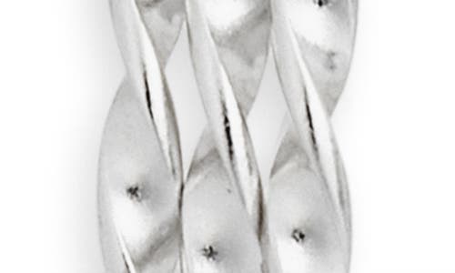 Argento Vivo Triple Graduated Hoop Earrings In Silver