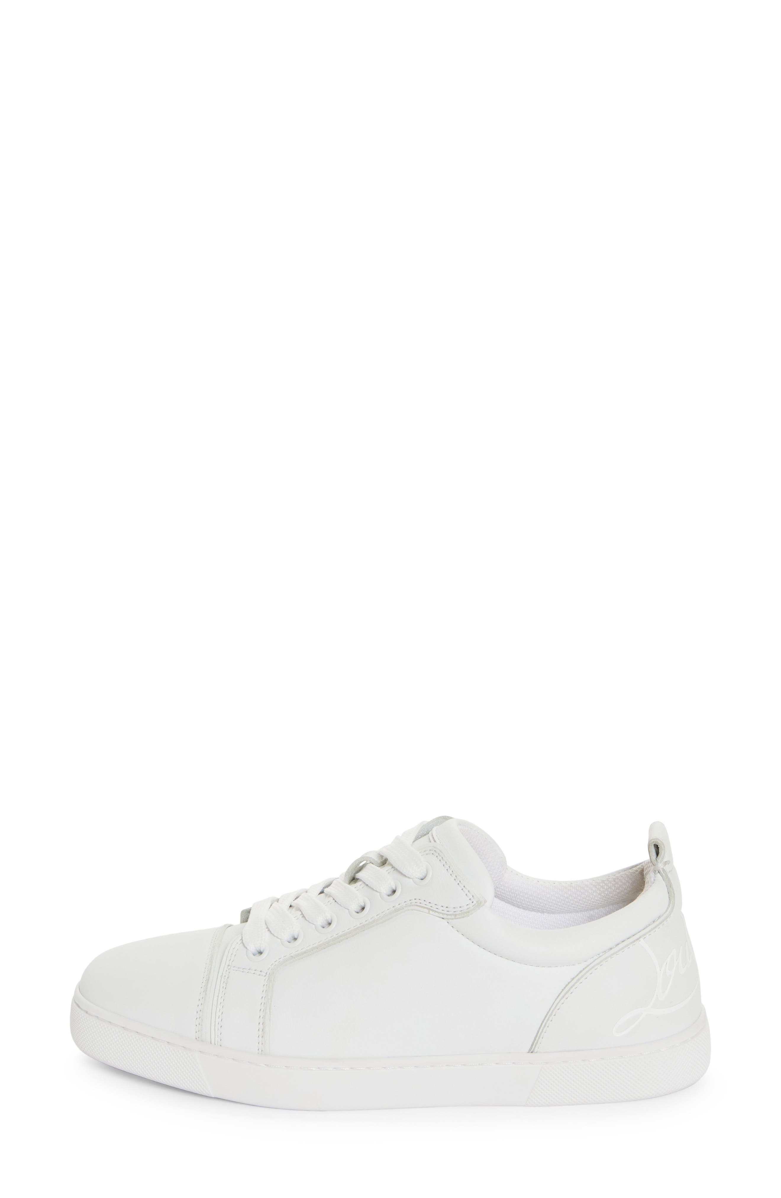 Christian Louboutin Fun Louise Junior Low Top Sneaker, Alternate, color, White