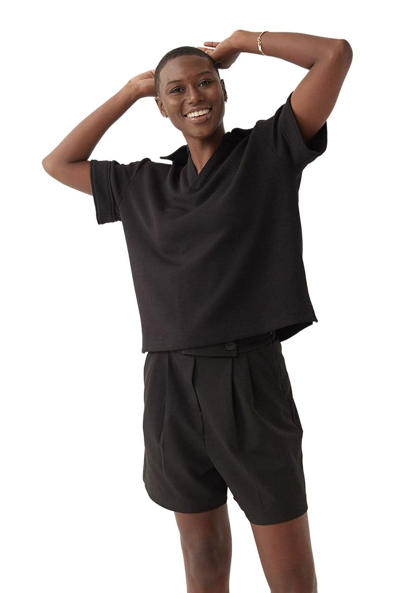 The High-Waisted Short, Alternate, color, Black