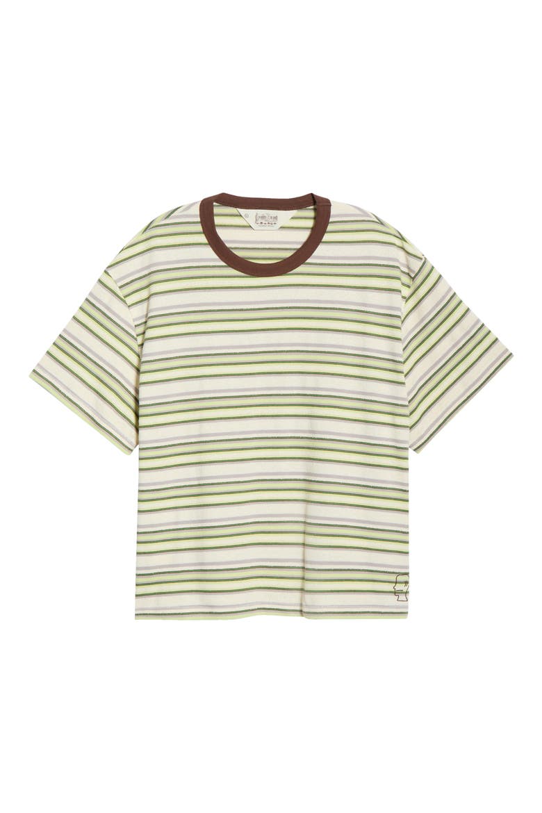 Looped Stripe T-Shirt, Alternate, color, GREEN MULTI