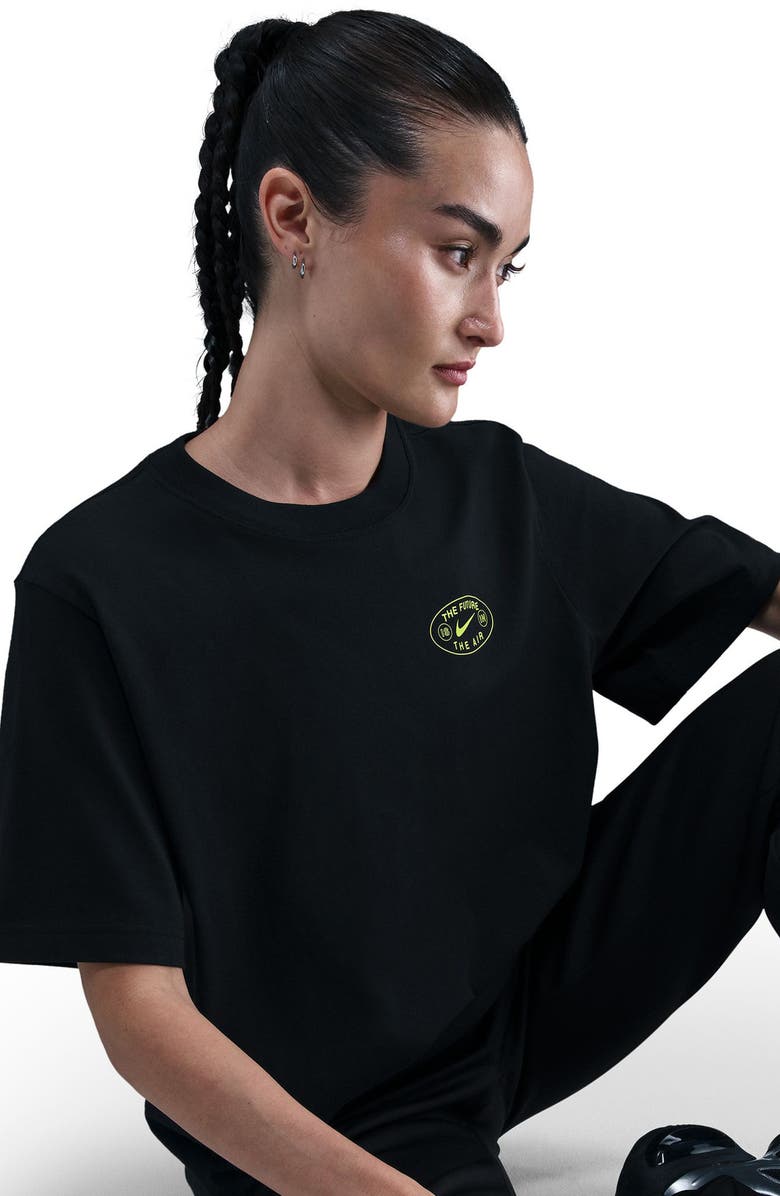 Nike Sportswear The Future is in the Air Graphic T-Shirt, Alternate, color, Black