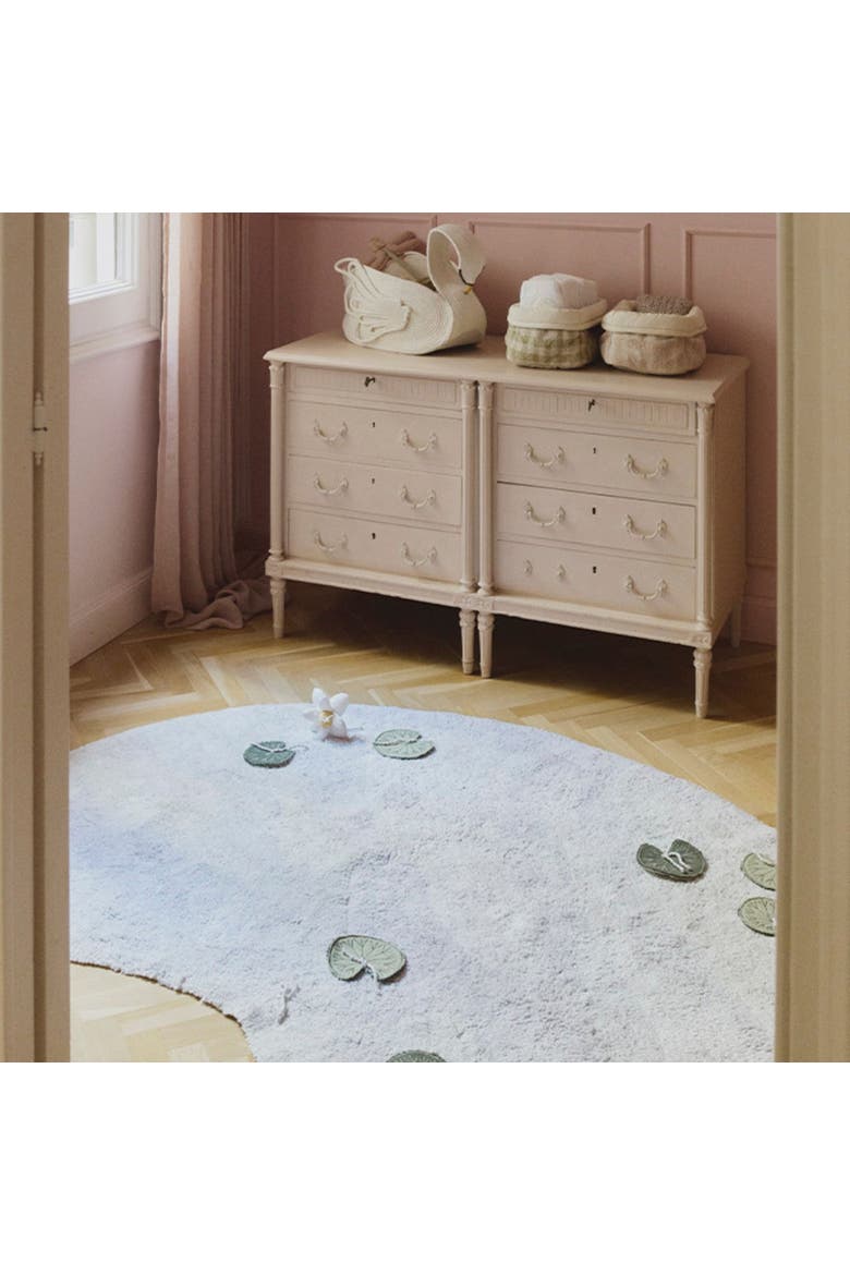 Washable Play Rug Swan Lake, Alternate, color, Multicolor