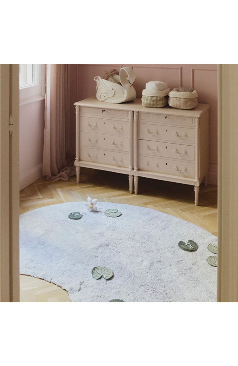 Lorena Canals Washable Play Rug Swan Lake, Alternate, color,