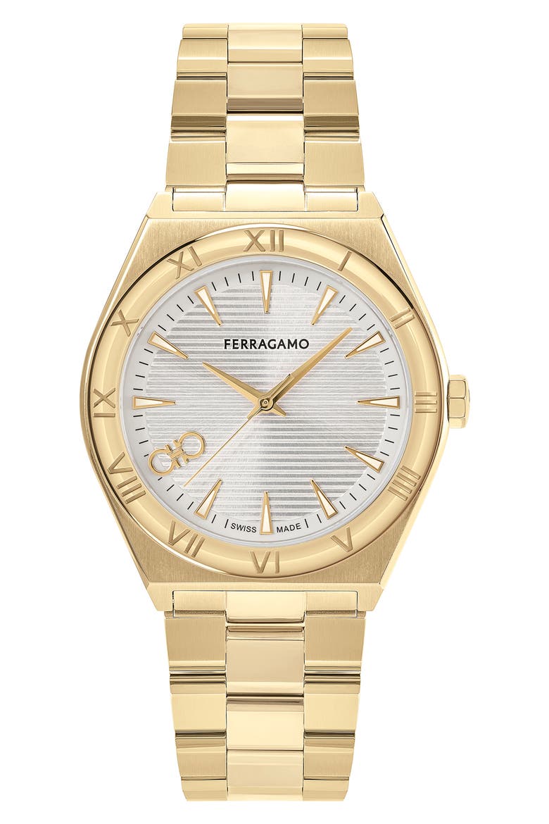 Vega Upper East Bracelet Watch, 40mm, Main, color, IP YELLOW GOLD