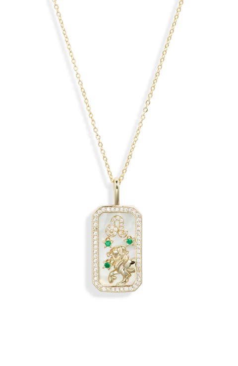Zodiac Pendant Necklace