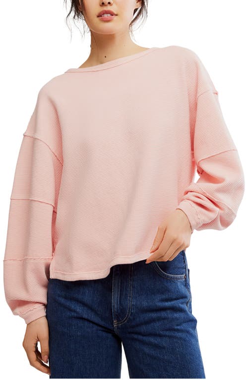Free People Total Eclipse Oversize T-shirt In Pink