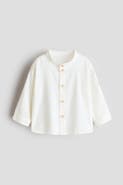 H&M Linen-blend Grandad Shirt