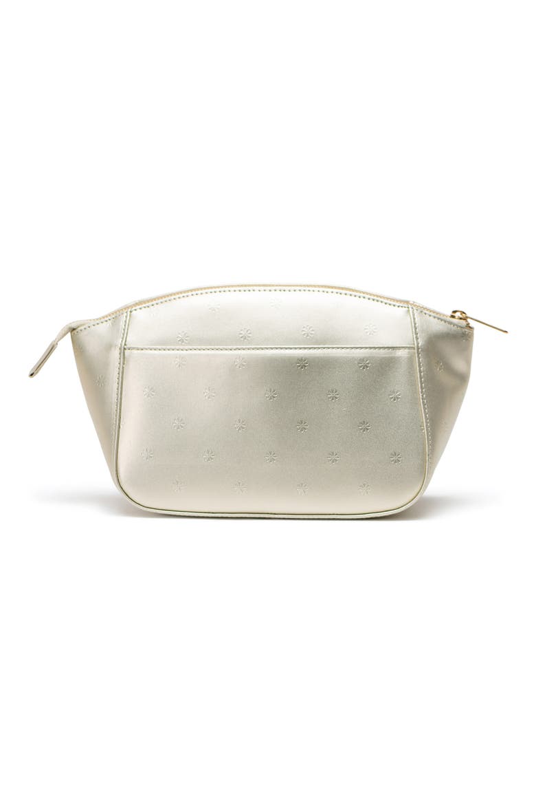 Milan Toiletry Bag, Alternate, color, CHAMPAGNE METALLICFLORALDEBOSS