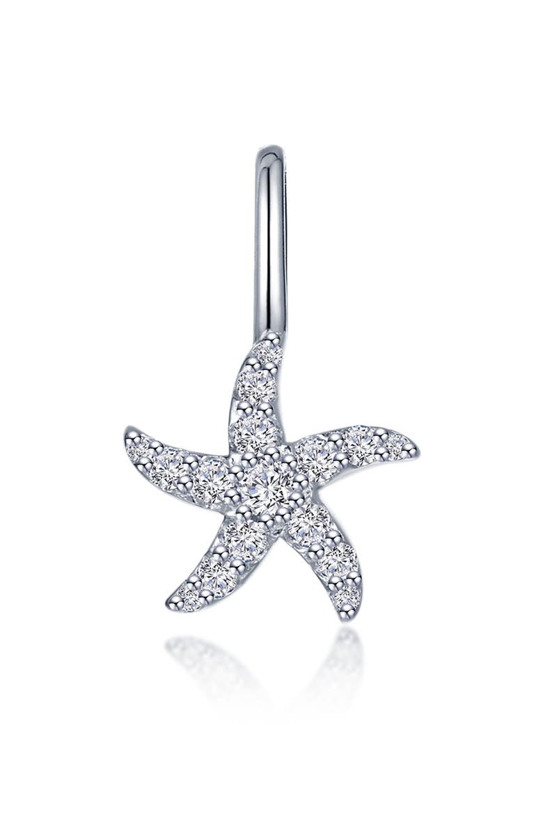 Starfish Charm, Main, color, SILVER