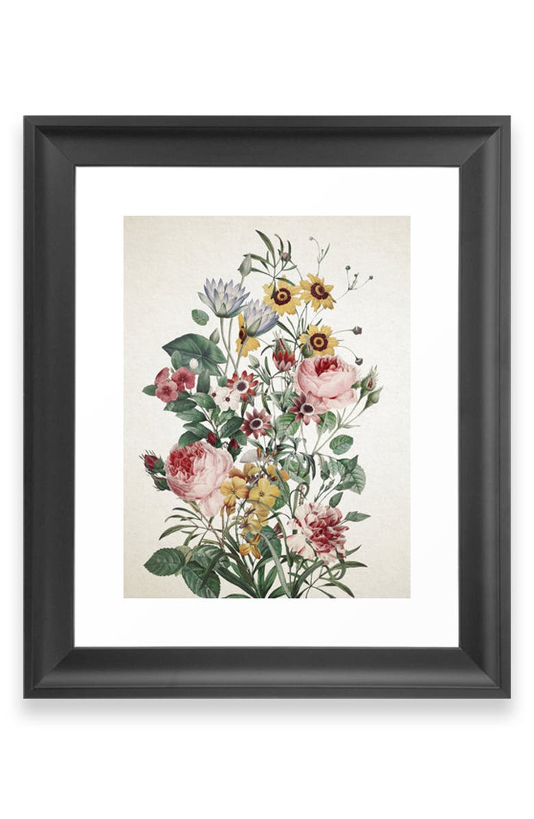 Deny Designs Burcu Korkmazyurek Romantic Garden Framed Wall Art, Main, color,