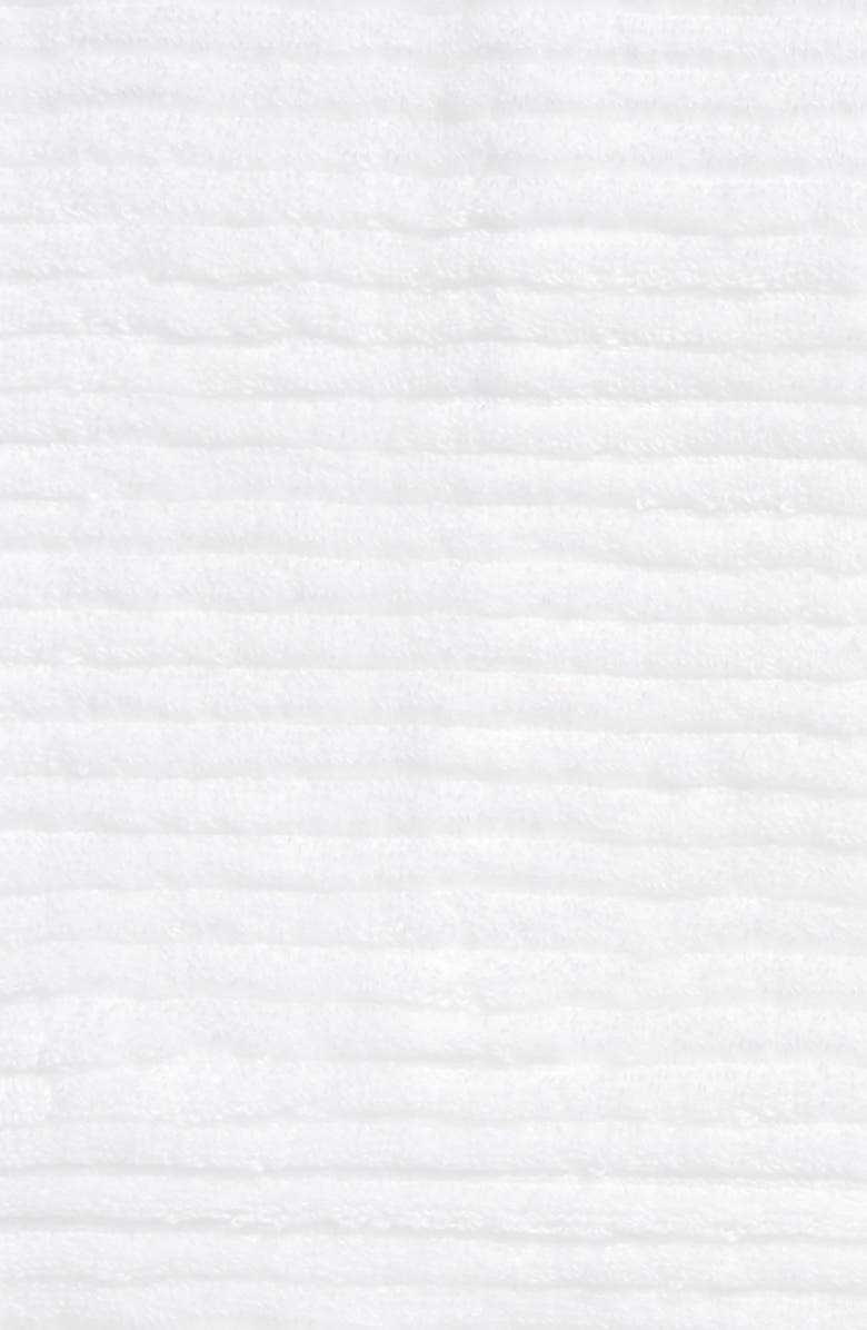 Nordstrom Hydro Ribbed Organic Cotton Blend Bath Towel, Alternate, color, White