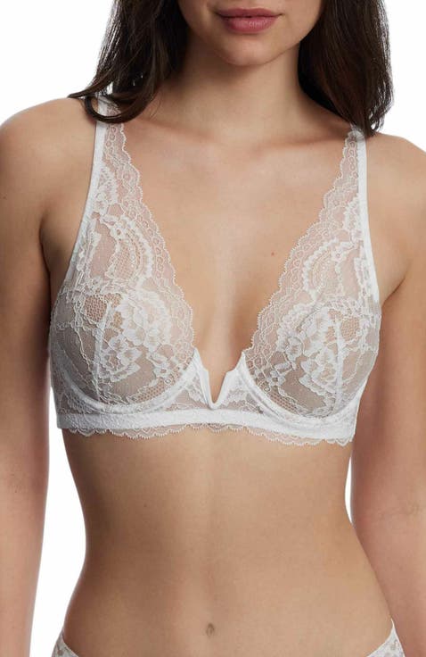 Minx Lace Plunge Lightly Lined V-Wire Bra