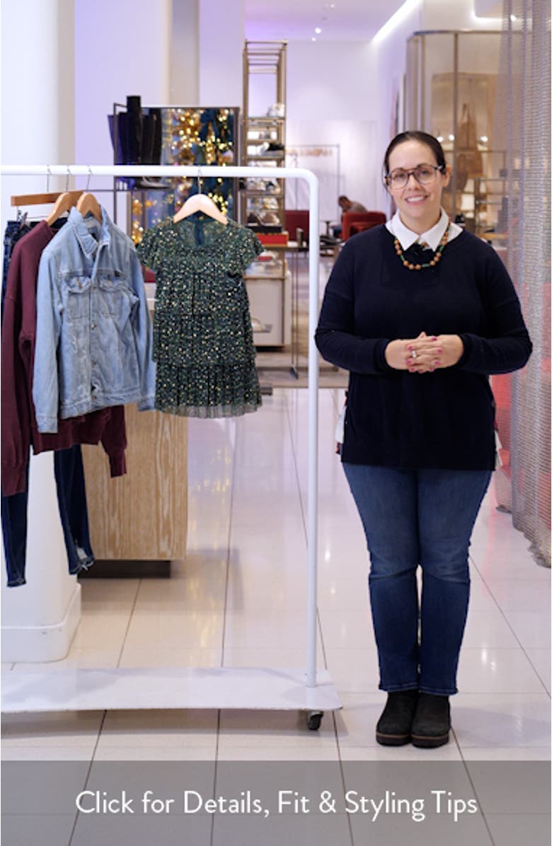 Kids
Metallic Foil Ruffle Tiered Party Dress, sales video thumbnail