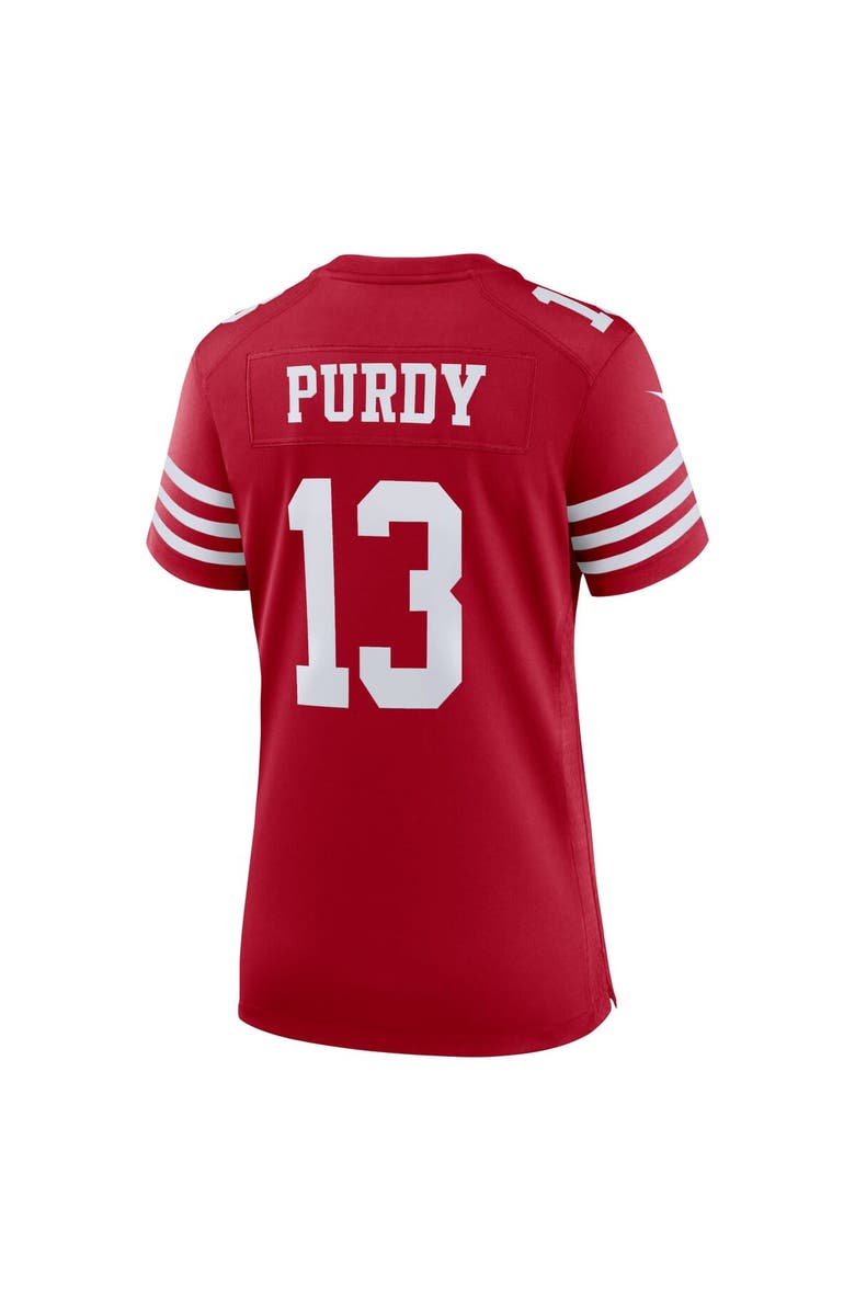 Nike Women's Nike Brock Purdy Scarlet San Francisco 49ers Super Bowl LVIII Game Jersey, Alternate, color, 