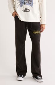 HONOR THE GIFT Embroidered Flare Leg Sweatpants