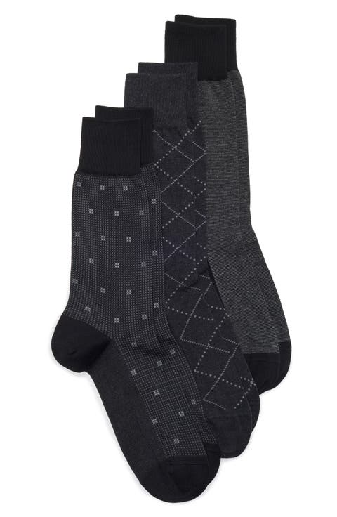 Assorted 3-Pack Crew Socks