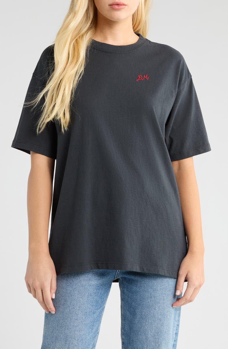 Damson Madder Best in Show Organic Cotton T-Shirt, Main, color, Charcoal