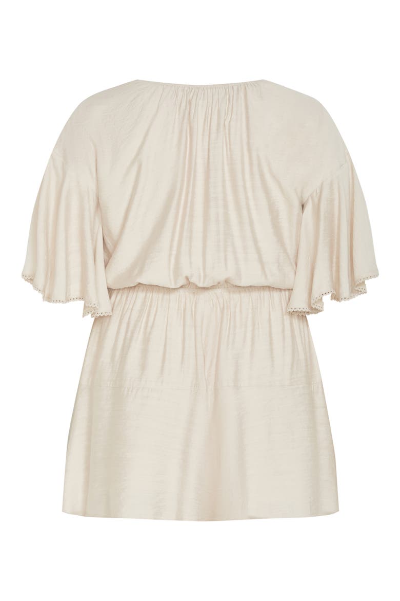 Harlow Tassel Tie Romper, Alternate, color, OAT