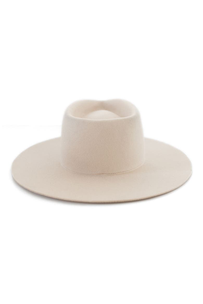 Dakota Wide Brim Felt Hat, Alternate, color, CREAM