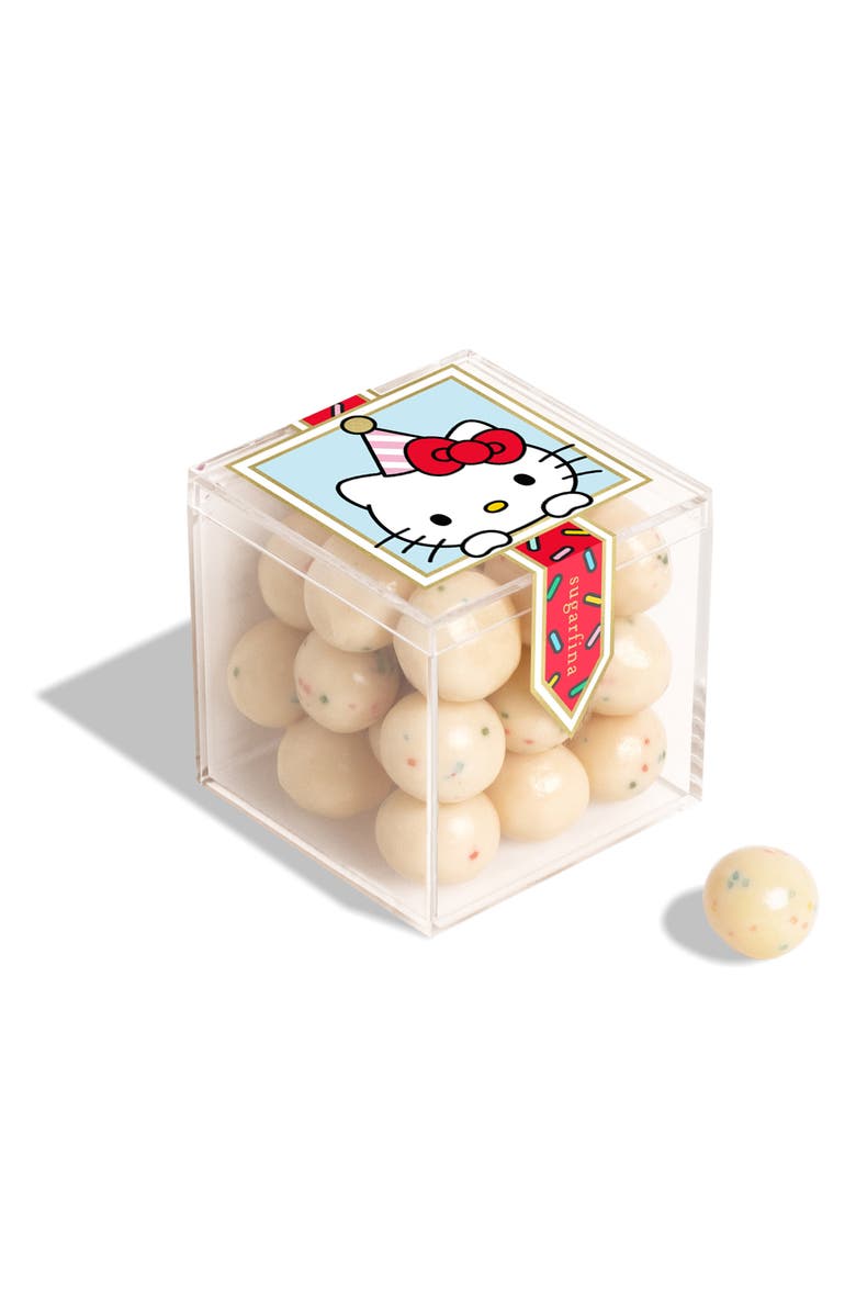 sugarfina Hello Kitty<sup>®</sup> Set of 4 Birthday Cake Cookies Candy Cubes, Alternate, color,