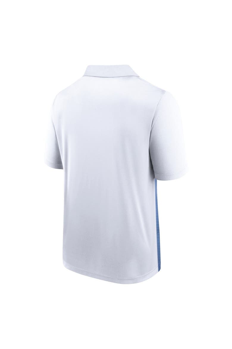 Men's Fanatics Branded White/Royal Chicago Cubs Iconic Parameter Sublimated Polo, Alternate, color, White