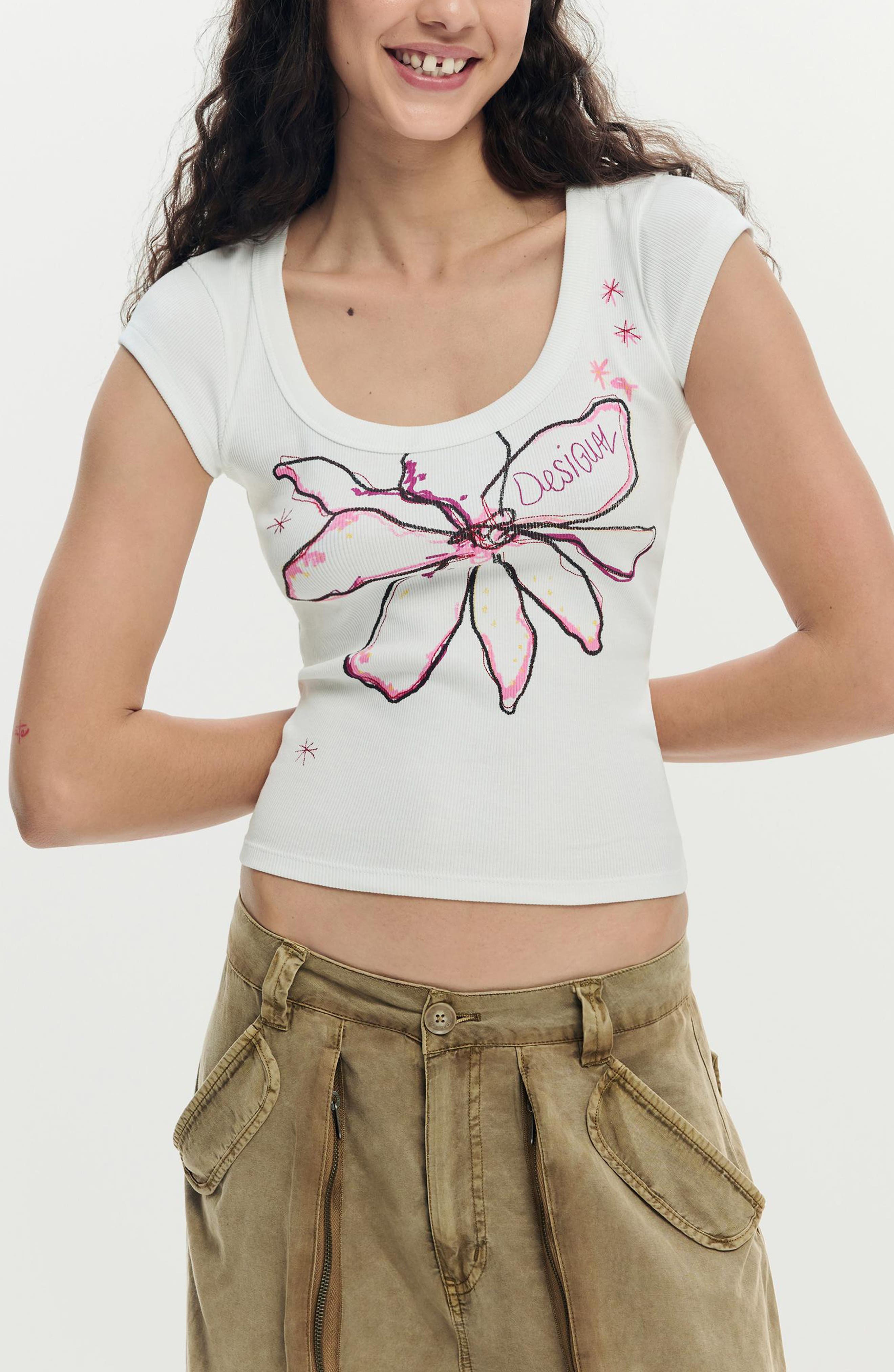 Floral Graphic T-Shirt - image 3