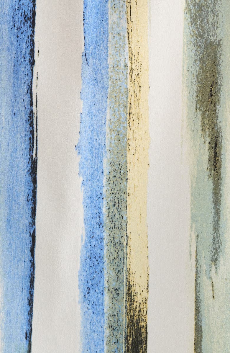 AK ANNE KLEIN Stripe V-Neck Top, Alternate, color, 