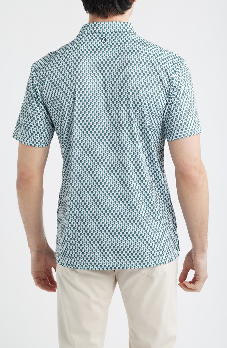 Swannies Tradition Performance Golf Polo, Alternate, color, Forest
